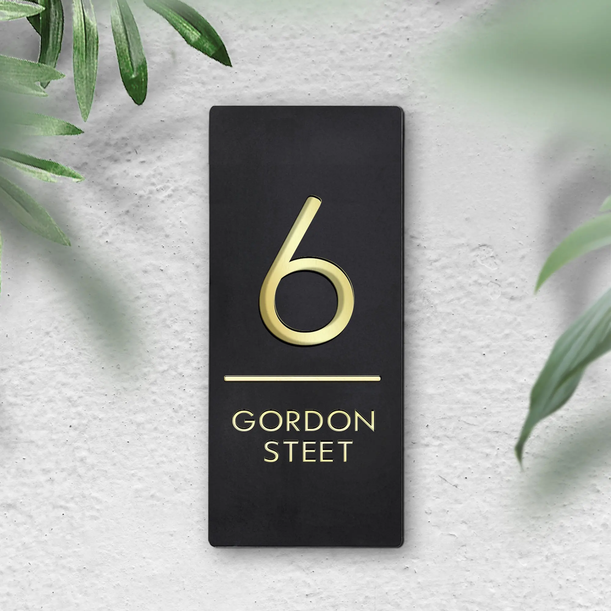 House Number Signs House Numbers Number Plate 3D acrylic personalized laser cutting digital House Number customized residential street number plate modern home outdoor
