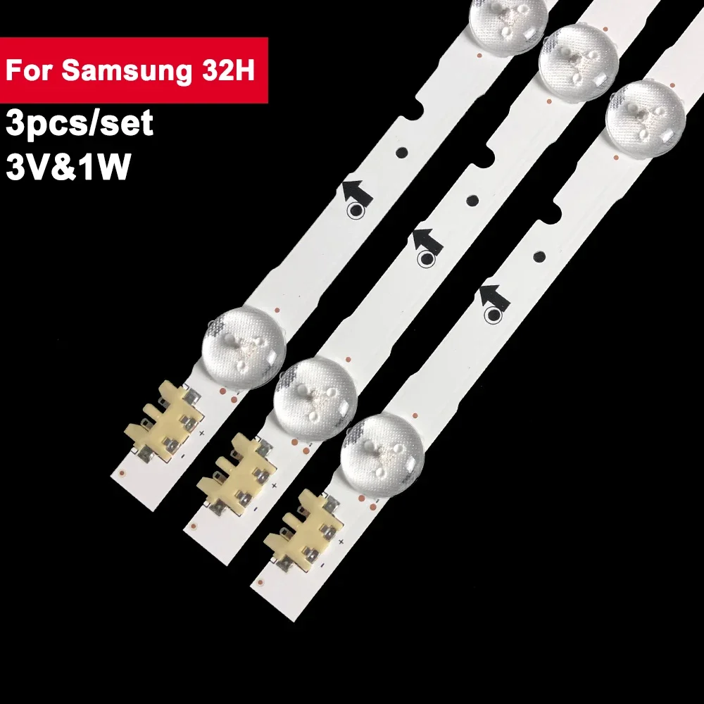 648 mm 3pcs Led Tv Backlight Strip For Samsung 32H 7leds UE32H6400AK UE32H6400AW UE32H6410AU UE32H6200AY UE32H6230AK UE32H6270AS