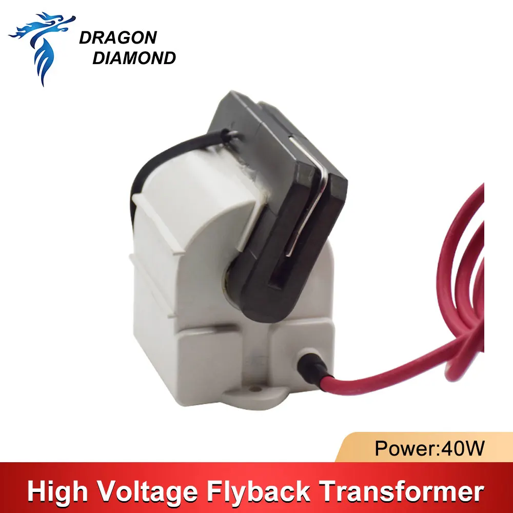 

DRAGON DIAMOND 40W High Voltage Flyback Transformer for MYJG HY Series CO2 Laser Power Supply Engraving Cutting Machine Parts