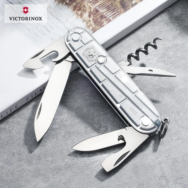 Victorinox Spartan Lite, Swiss pocket knife, transparant red