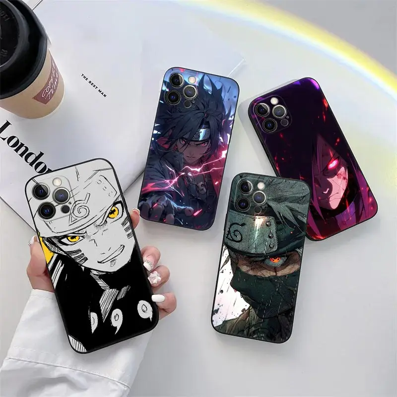 

Uzumaki Anime Kakashis Phone Case for iPhone 11 15 Pro Max Case Coque 14 Plus 13 Pro 12 11 X XS XR 6s 7 8 SE 2020 TPU Soft Cover