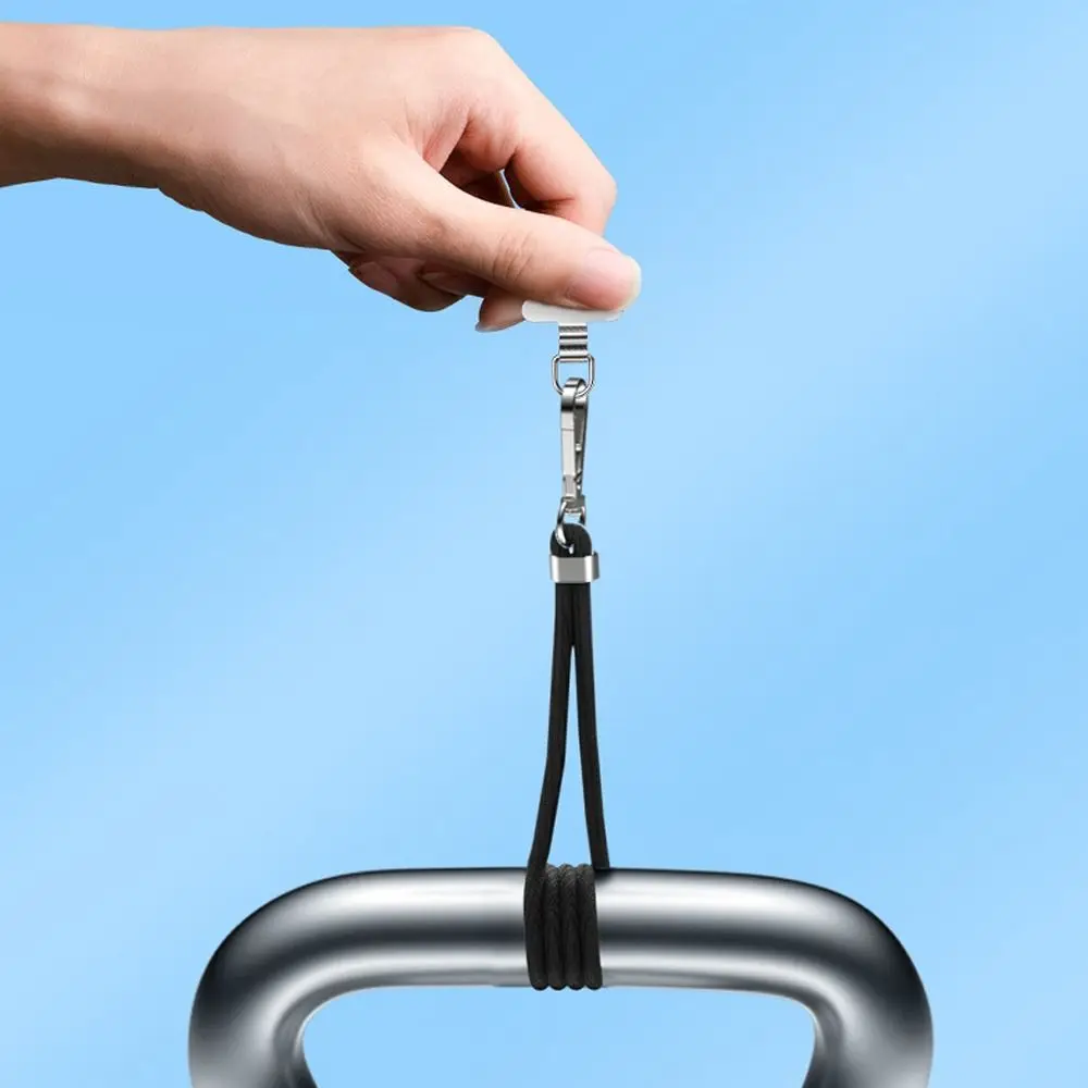 Sleek Anti-Lost Phone Lanyard with Durable Strap and Metal Tab