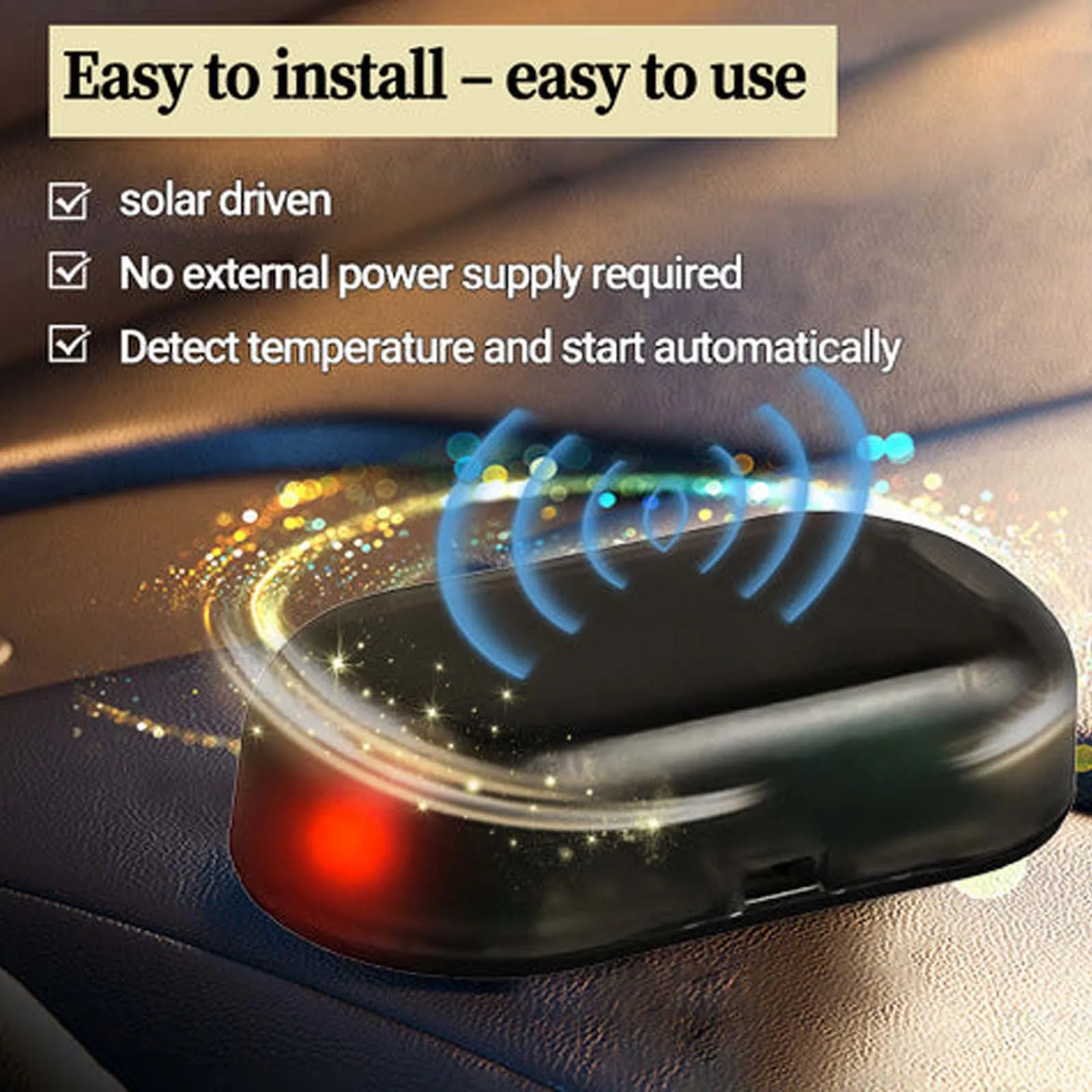 Solar Antifreeze Car Electromagnetic Molecular Windshield Snow Removal Window Glass Microwave Deicing Anti-ice Instrument 1-4pcs windshield deicing instrument
