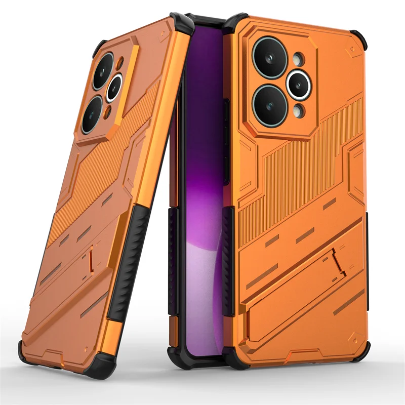 Magnetic Armor Shockproof Kickstand Phone Case - Enhanced Protection with Back Cover s