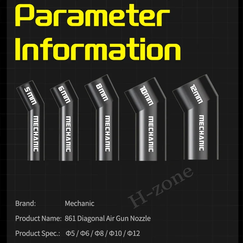 Mechanic 861 시리즈 히트 건 노즐 슬리브 861DW/861Pro 통합 엘보우 핫 에어 스테이션 히트 건 입 PCB 용접 수리