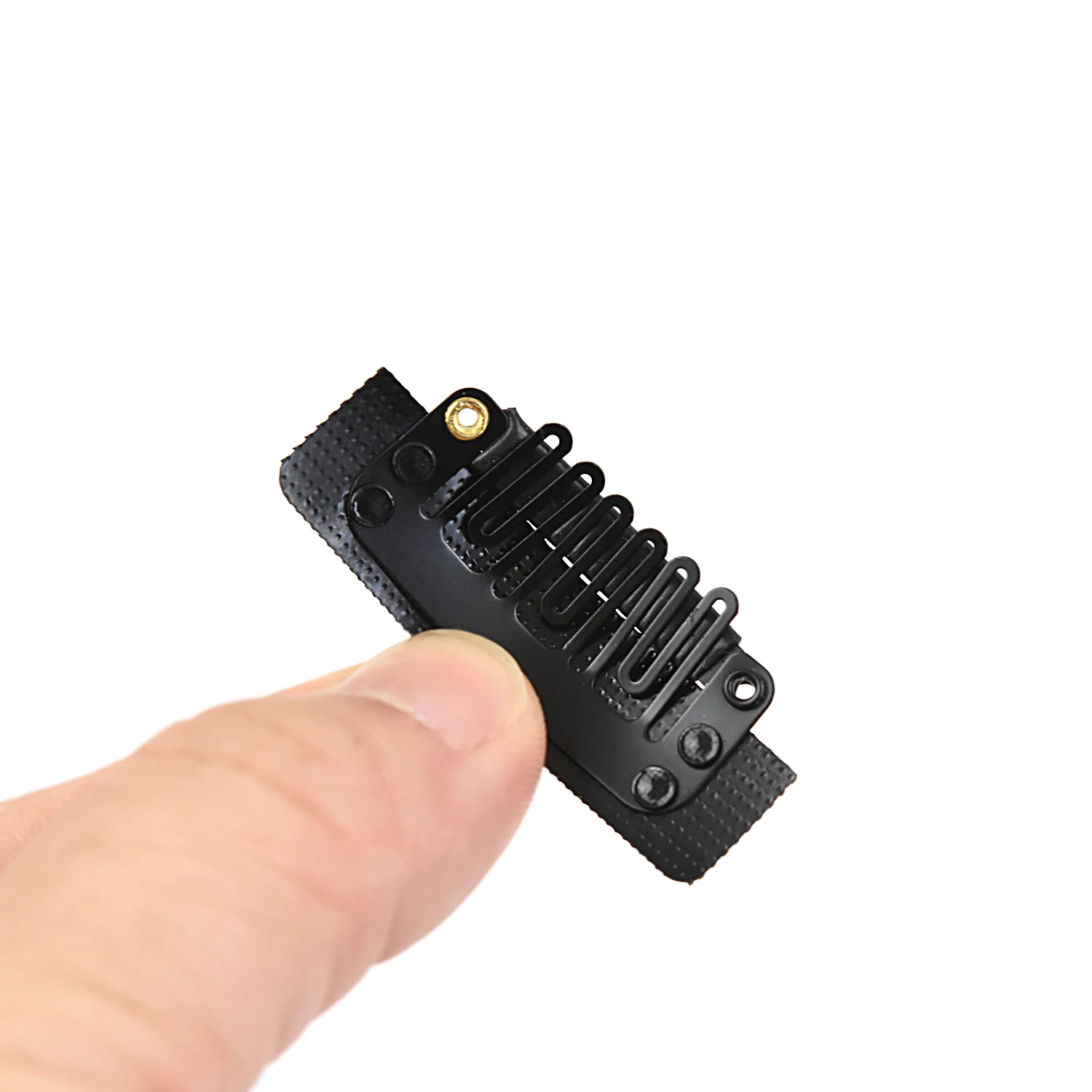 6개 32mm 헤어 클립(가발용) 부착 가능한 U자형 금속 스냅 헤어 익스텐션 가발 클립