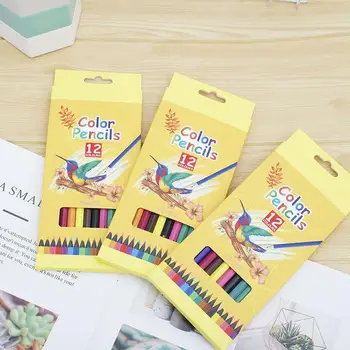 Set di matite colorate da disegno a 36, 24, 48 colori per bambini, professionali, per schizzi artistici, colorazione fluida, per l'uso in classe