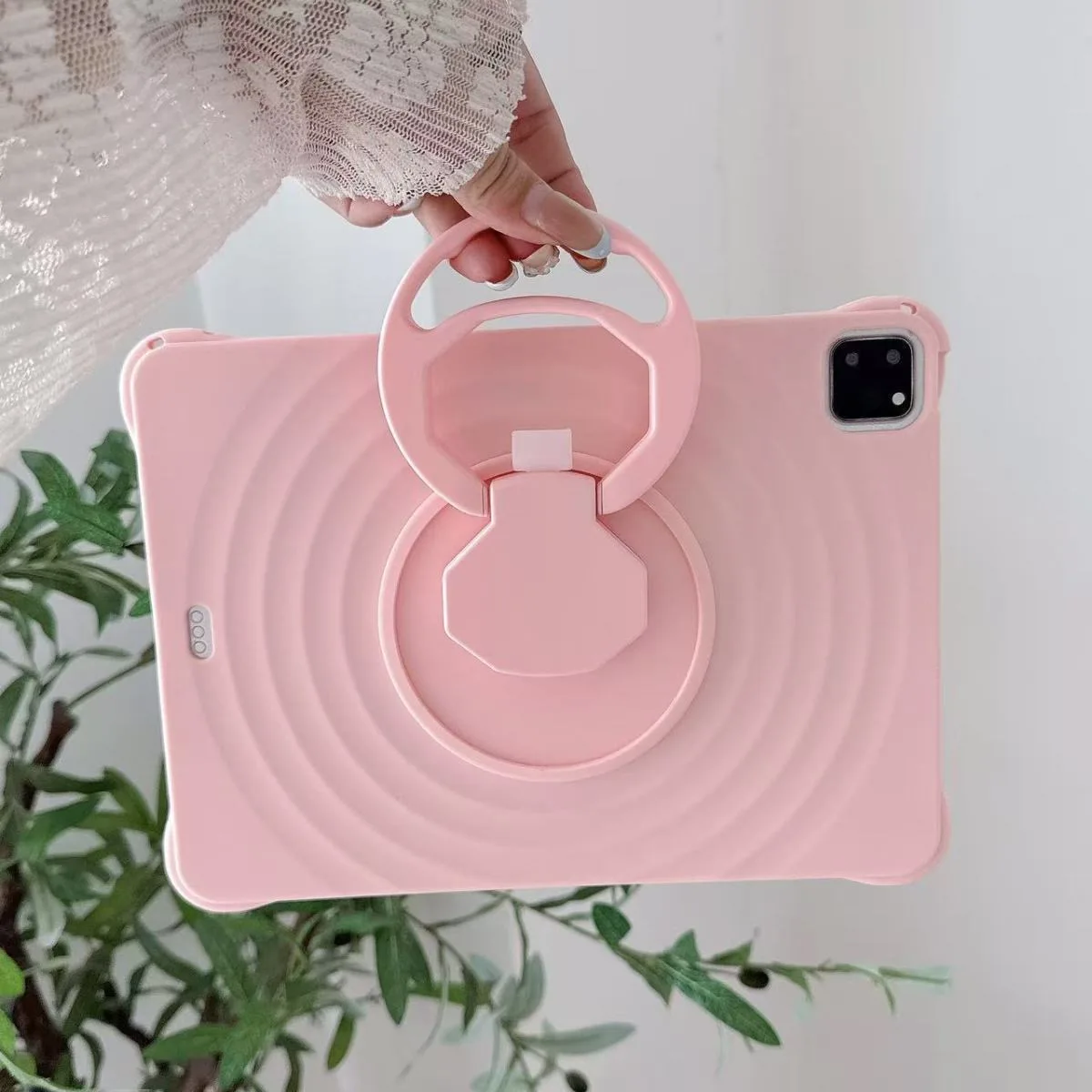Cartoon Silicone Kids Stand Tablet Case