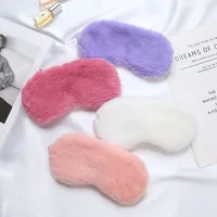 Sleeping Mask Sleeping Blindfold Soft Plush Eye Masks Cute Love Cloud Eye Cover Plush Mask Eyepatch Nap Health Eye Cover 1