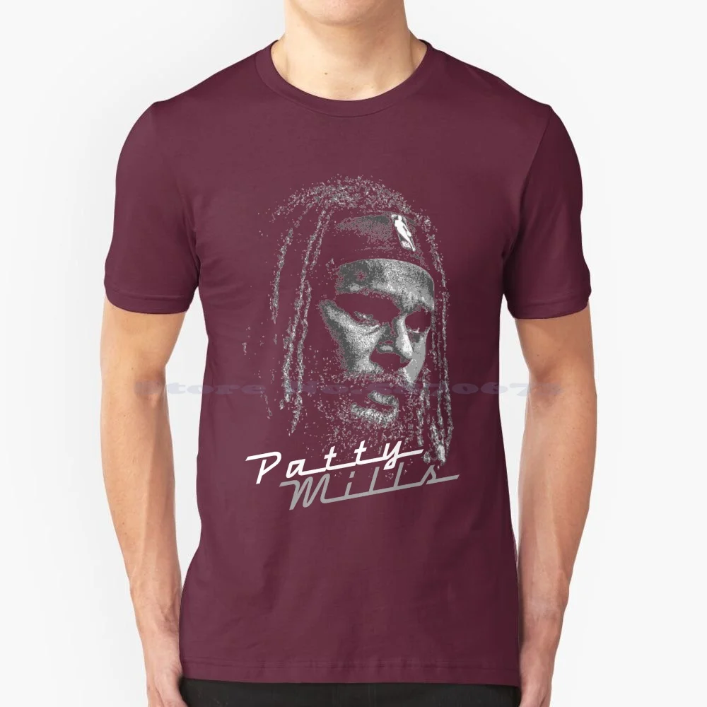 Patty Mills Acquista Merch T Shirt 100% Cotone Tee Patty Mills Patrick Sammie Mills Basket Brooklyn Toris Islander Tsi