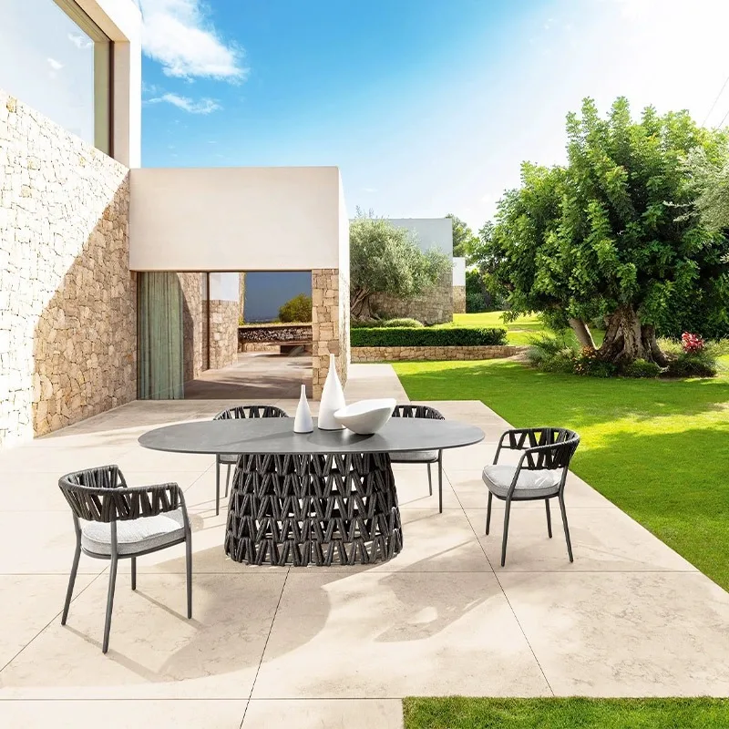 Balcony Restaurant Table Coffee Outdoor Study Luxury Gaming Garden Furniture Sets Lounge Poker Designer Mesa Home Furniture