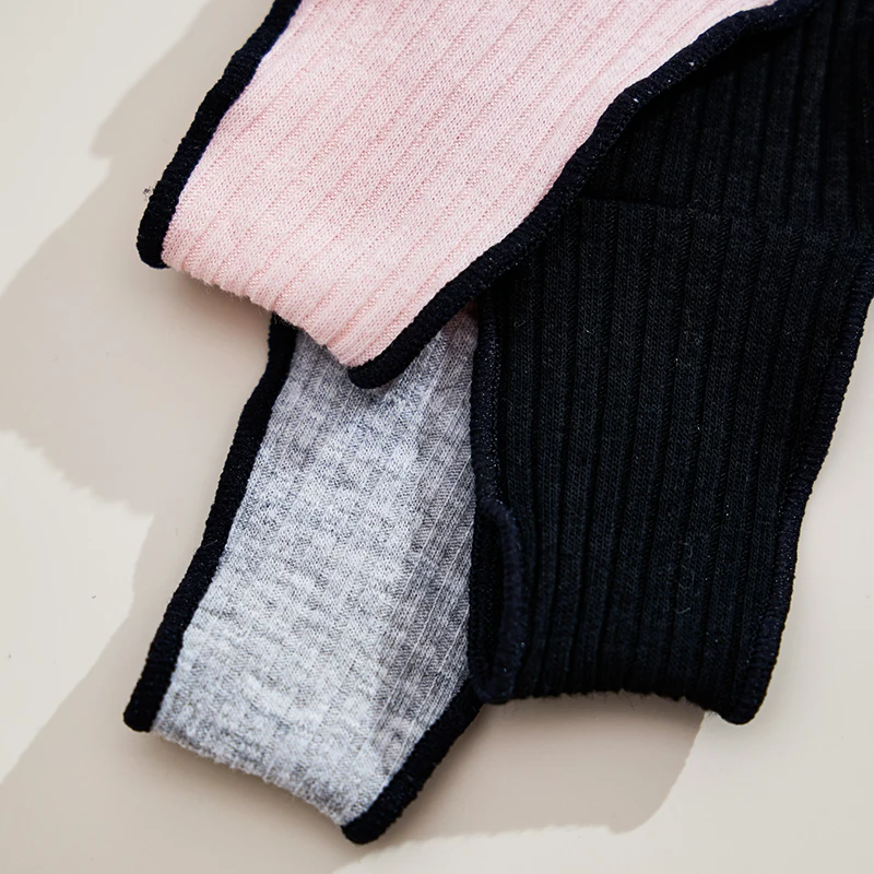 3Pcs Women's Thong Low-rise Panties Solid Color Cotton Lingerie Sexy Thongs Fashion Casual Underwear Comfort Fit Women's Tangas - Image 5