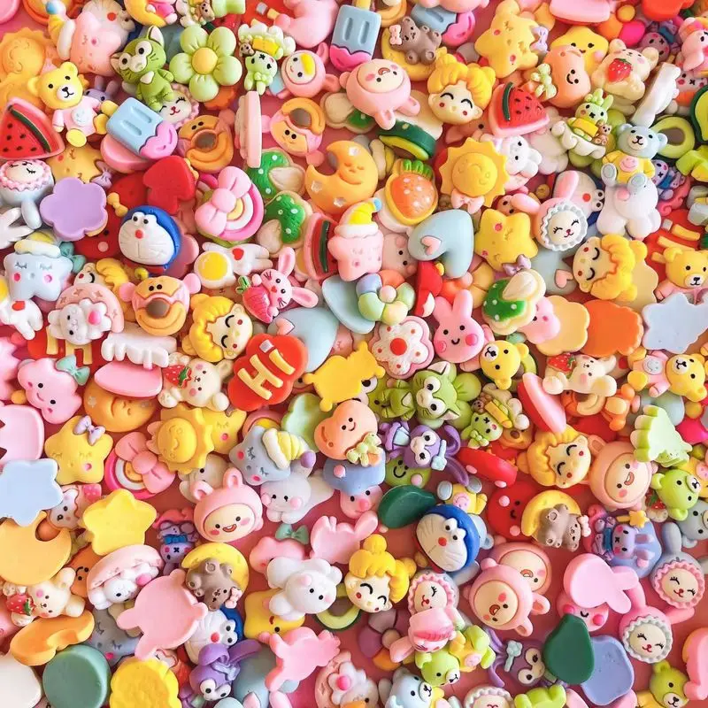 3D Cartoon Water Cup Sticker Cute Refrigerator Sticker Mobile Phone Handmake 3D Accessories DIY Resin