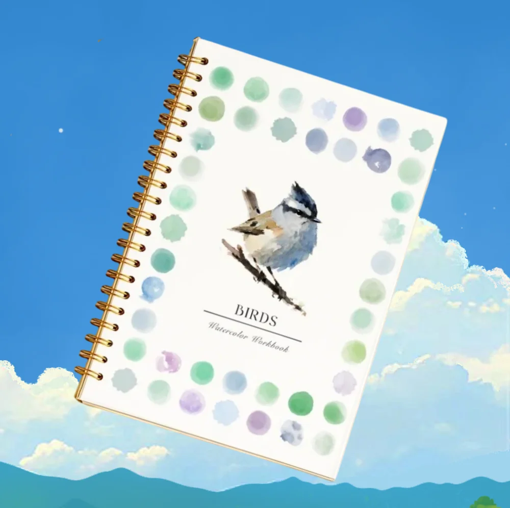 Animal Watercolor Coloring Book 5