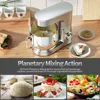 Stand Mixer, 9.5 Qt. 660W 10-Speed Electric Kitchen Mixer with Dishwasher-Safe Dough Hooks, Flat Beaters, Wire Whip 3