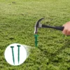 11cm Garden Landscaping Stakes Lawn Pins Pegs Garden Border Plastic Edging Anchoring Spikes For Outdoor Weed Barrier