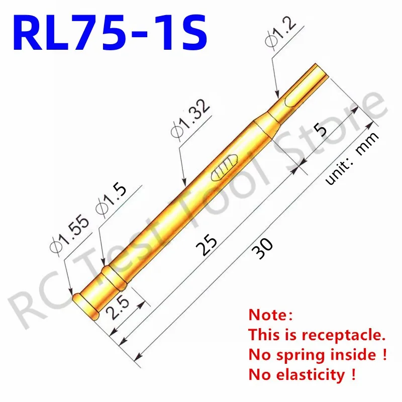 Test Pin Receptacle | Probe Sleeve | Brass Tube | Solder Connect - Needle  Sleeve Needle Seat - Aliexpress