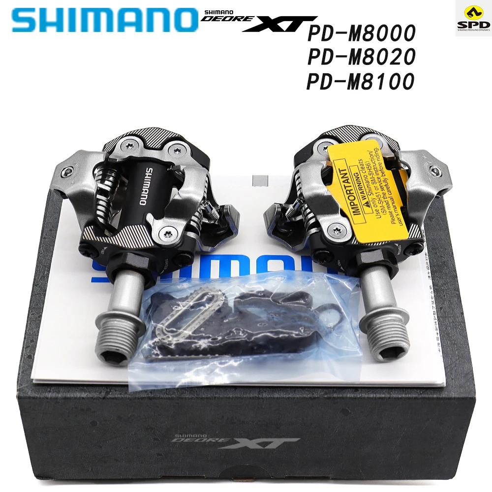 Pédales Shimano PD-M520 SPD Pour VTT Avec Cales - Occasion, Comme Neuves !