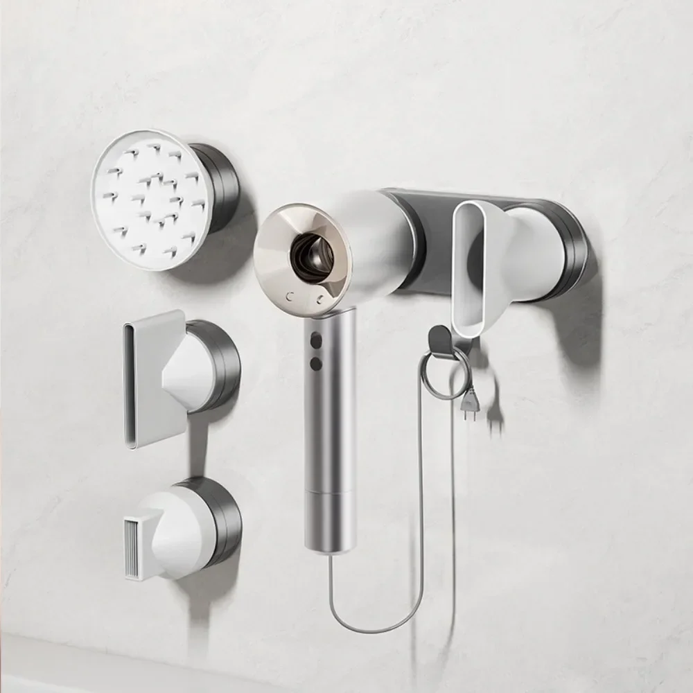 Suction cup magnetic suction hair dryer bracket Storage Rack Hair Dryer Holder