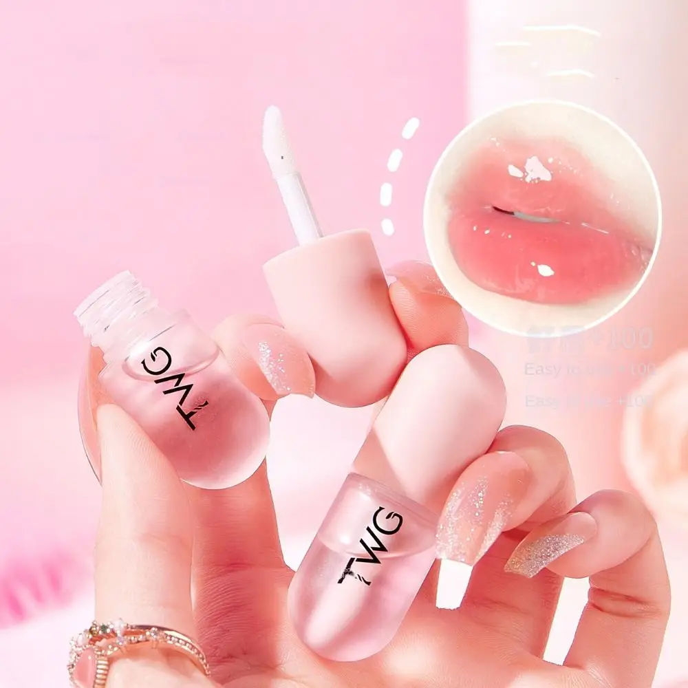 

Белая вазелиновая питательная увлажняющая масляная увлажняющая маска для губ, защита губ, праймер для губ, маска для губ с глазурью, зимний Жидкий бальзам для губ, 4 мл