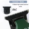 D10 7000RPM 3 Colors Professional Men's Hair Salon Hairdresser Sculpted Push Corner DLC Coating 0 Blades High Speed Low Noise 4