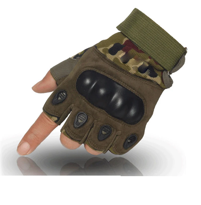 

Outdoor Tactical Gloves Airsoft Sport Gloves Half Finger Type Military Men Combat Gloves Shooting Hunting Gloves