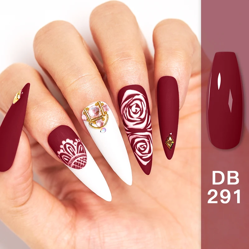 7pcs/set Gel Nail Polish Kit Nail Art Gel Soak Off UV Colorful Spring Summer Shades ManicureGel Varnish For Women Gift Set 2