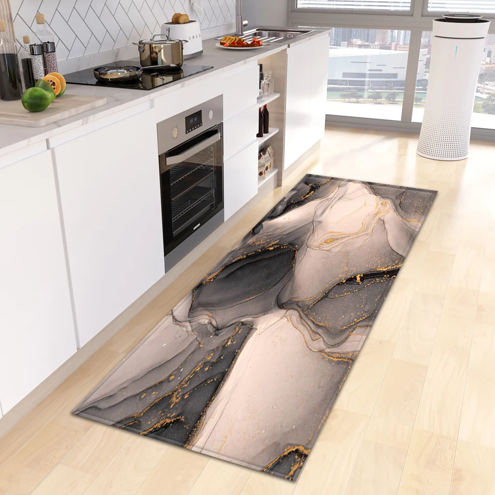 Entrance Doormat Kitchen Carpet Bedroom Floor Balcony Decoration Long Rug Made Home Bath Door Hallway Anti-Slip Foot Mat floor mat,shaggy rugs