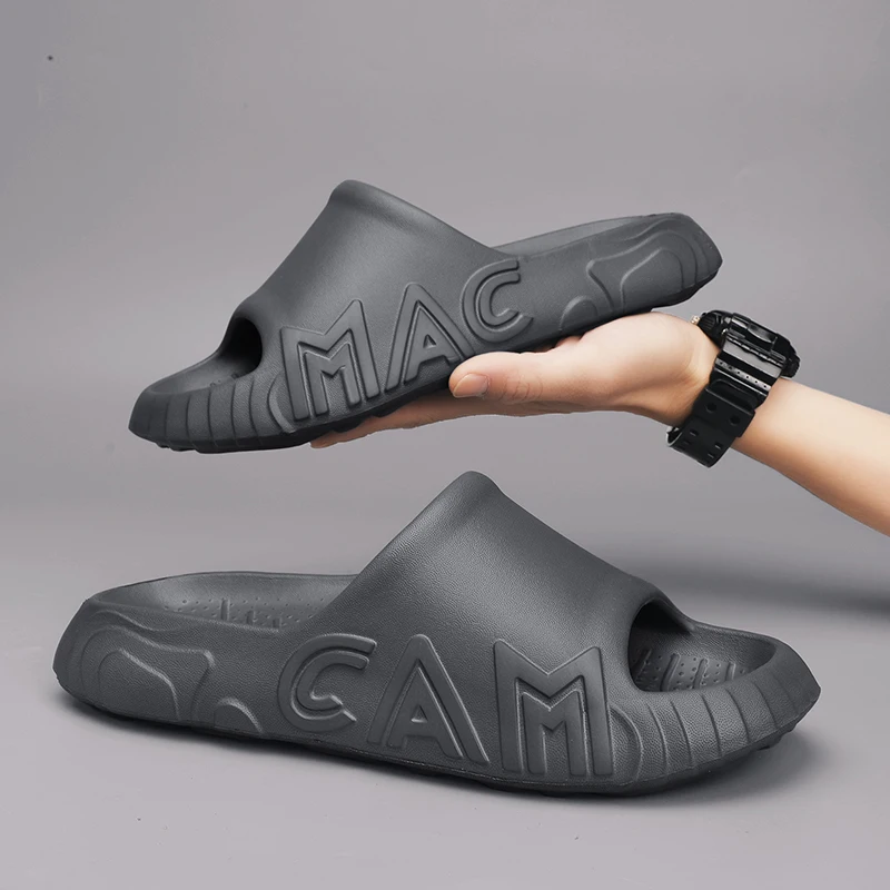 

Шлепанцы мужские для дома и улицы, сланцы, пляжные сандалии, мягкая подошва, для душа, летние Тапочки