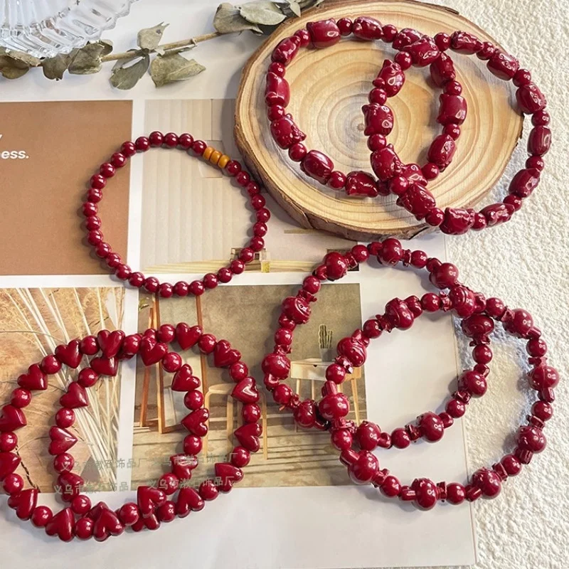 

Браслет Sanrio с изображением котенка, любовного Cinnabar, мультяшный браслет, мелодия, кролик, лучший друг, одинаковый браслет, аксессуары для богини