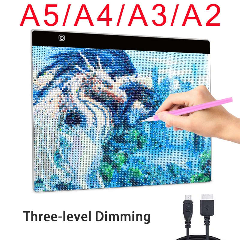 A3 Led Light Pad Diamond Painting  Led Tablet Diamond Painting - 2023  A2/a3/a4/a5 - Aliexpress