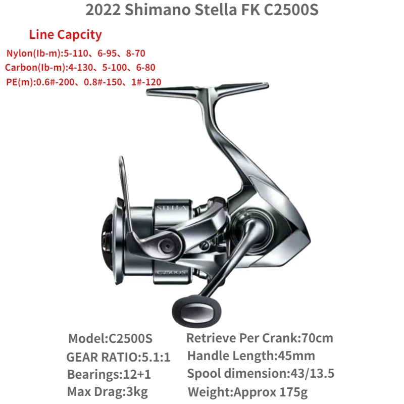 SHIMANO STELLA 1000 スピニングリール シマノ 18 ステラ 1000SSSPG / スピニングリール : つり具の銭屋