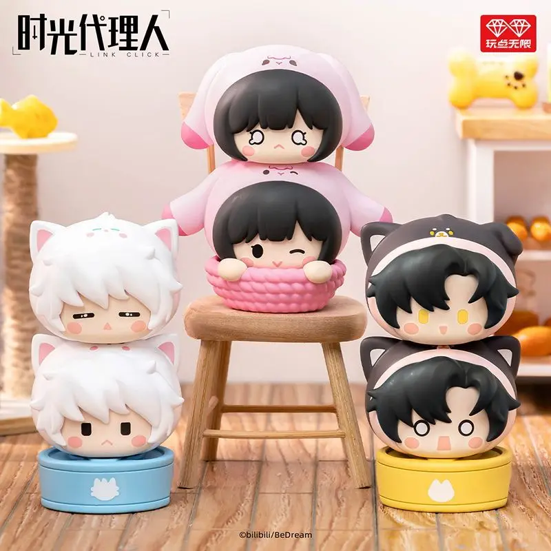 New Link Click Blind Box Animation Cute Pet Series Cute Figurine Model Cartoon Collection Home Decoration Goods For Xmas Gifts
