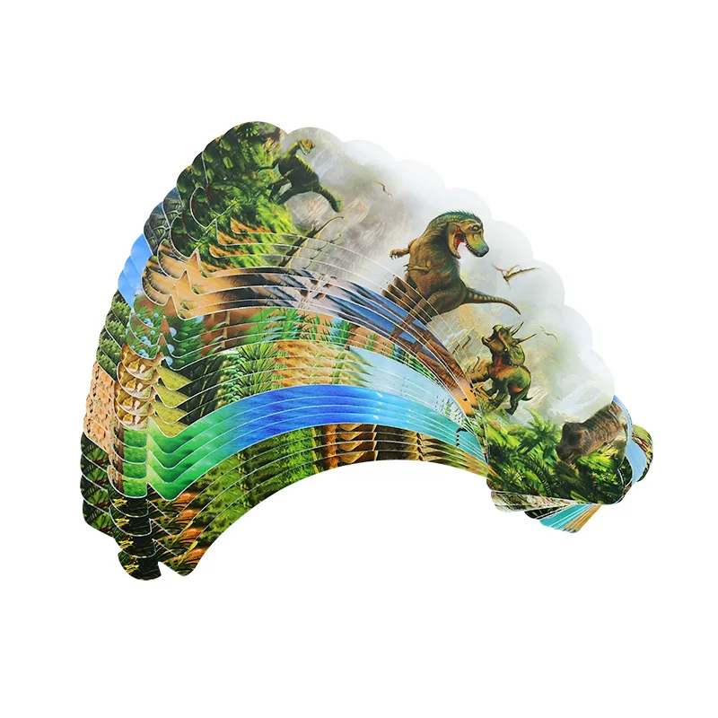 24pcs Dinosaur Cupcake Wrappers Cake Toppers Kids Boy Dinosaur Theme Jungle Animal Birthday Party Cake Decoration Supplies