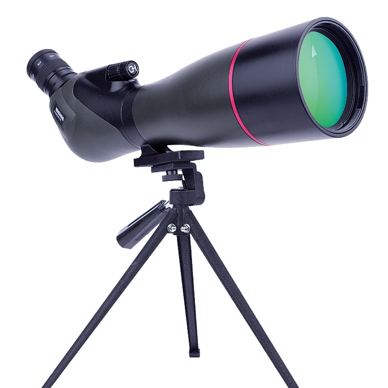 

20-60x80 HD Spotting Scope 80mm Large Objective Telescope Zoom Monocular with Tripod for Outdoor Camping Birdwatching Archery