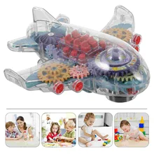 

Children Glowing Airplane Plaything Electric Musical Children Plaything