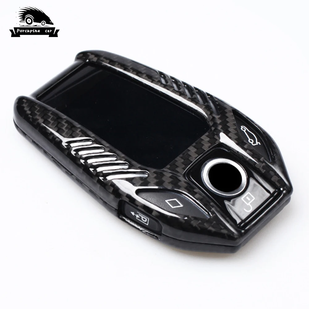 

NEW Carbon Fiber Car Key Case Cover for BMW 5 7 series G11 G12 G30 G31 G32 i8 I12 I15 G01 X3 G02 X4 G05 X5 G07 X7 Key Bag Holder