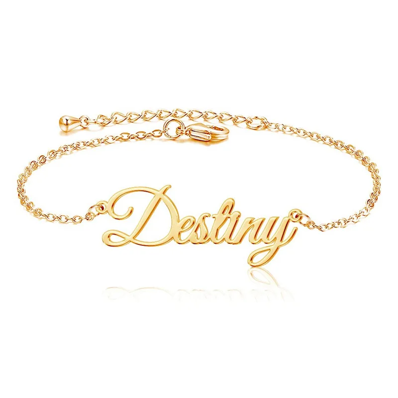 Personalized Stainless Steel Custom Name Anklet for Women Unique Christmas Valentine's Day Gifts Drop Shipping personalized stainless steel custom name anklet for women unique christmas valentine s day gifts drop shipping