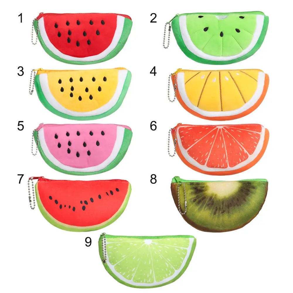 Girls Kids Money Bags Earphone Storage Bags Cute Coin Wallet Fruits Coin Bag Pouch Wallet Coin Purses Mini Card Bag - 6