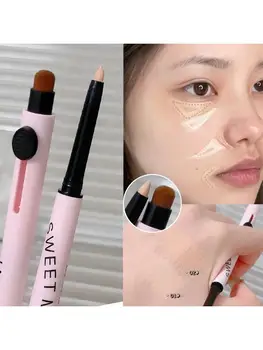 Heallor Face Full Cover Concealer Pencil Covering Eye Dark Circles Cream Double-end Facial Concealer Brightening Makeup Foundati - Thumbnail 8