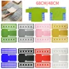 68cm/48cm Plastic Clothes Folding Board Durable Kids Laundry Folder Easy and Fast Shirt Folding Board Home Storage Tool for Kids 1