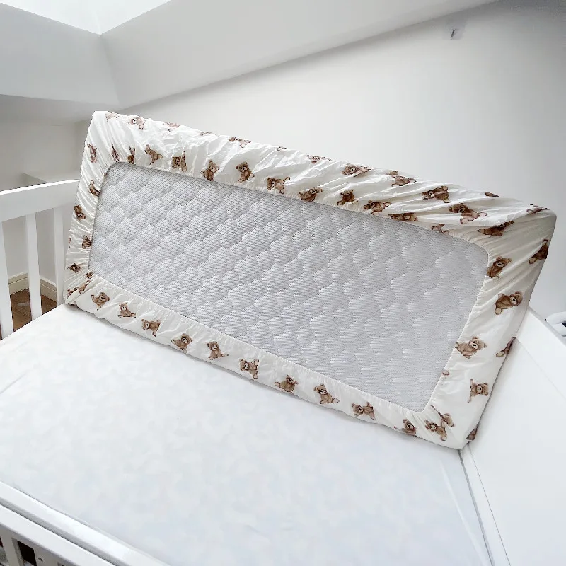 Cartoon Bear Baby Fitted Sheet For Newborns Cotton Soft Crib Bed Sheet For Children Mattress Cover Protector Kids Toddler Be