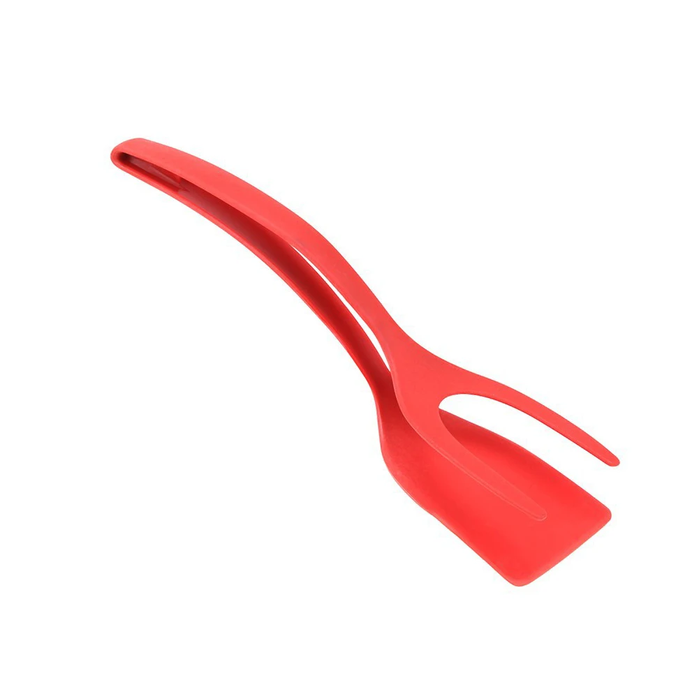 Egg Shovel Pancake Shovel 2-in-1 Pancake Baked Bread Fried Egg Clip Nylon Fried Flipping Kitchen Pancake Spatula