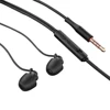 Anti-noise Sleeping Wired Headphone Headsets In-ear Noise Cancelling Earphone for Hotels Living Room Single 3 5mm Black 1
