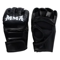Professional Boxing Training Gloves Half Finger Leather Cushion for Adult Sanda Boxing UFC Training Sandbag Knuckles - Image 3