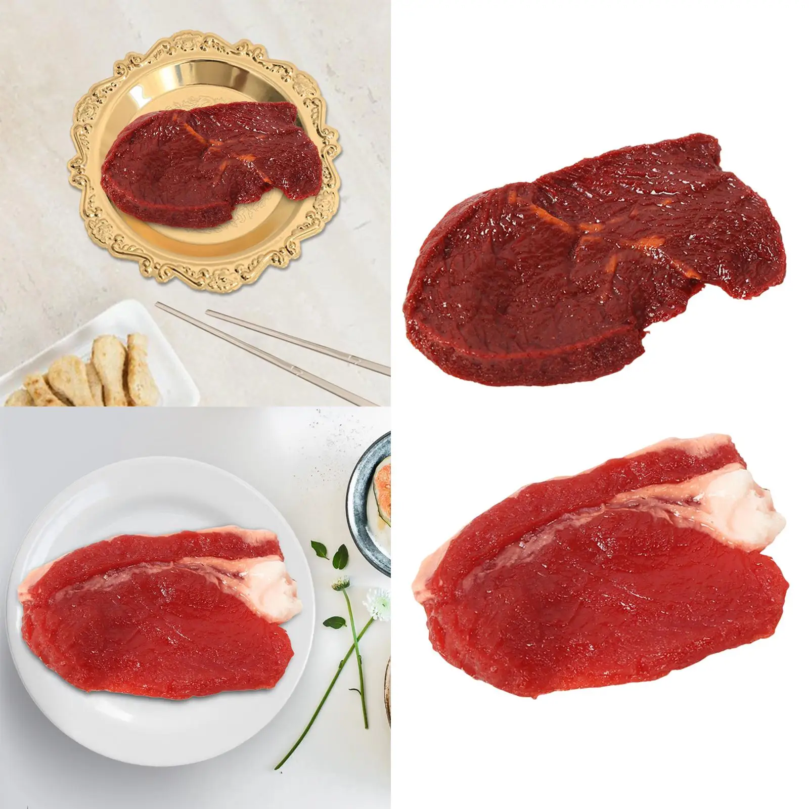 Realistic Simulation Meat Lifelike Fake Artificial Meat Model Hotel party Display Photography Props food model,food photography props