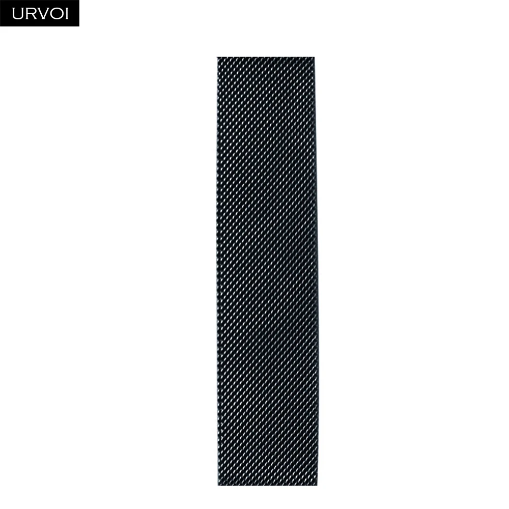 URVOI Premium Stainless Steel Mesh Strap - Silver