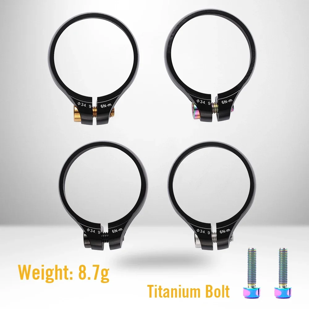 Bike Bicycle Seat Post Clamp CNC Aluminum Alloy for 27.2 30.8 31.6mm Bike Seatpost bike seatpost clamp