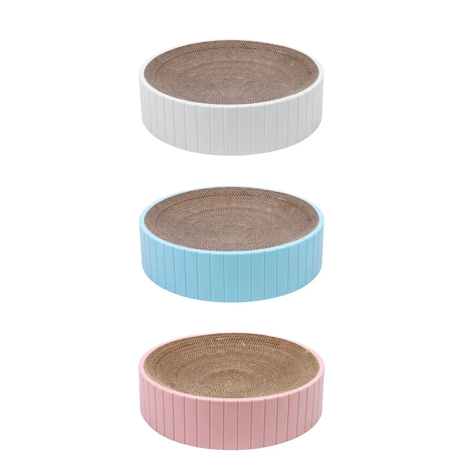 Round Cat Scratcher Bed 12.20Inchx12.20Inchx2.36inch Sofa for Pet Supplies