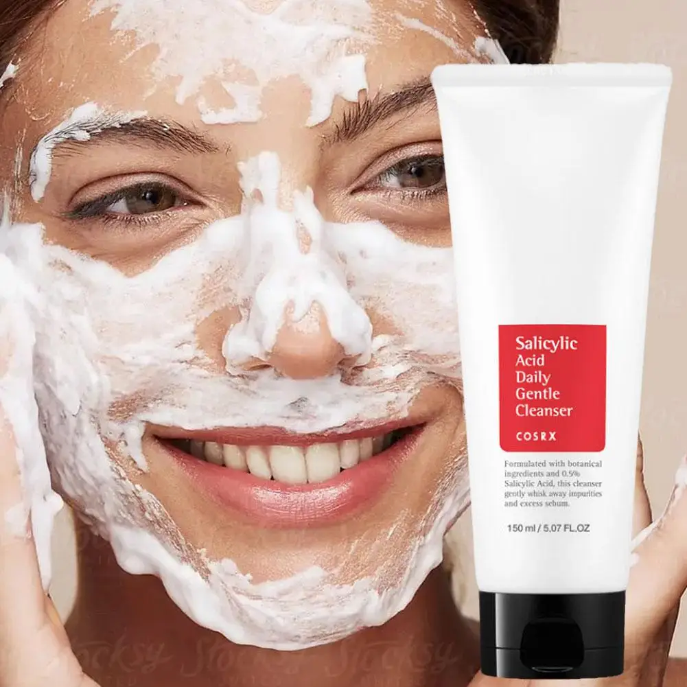 Salicylic Acid Daily Gentle Cleanser 150ml Facial Cleansing Blackhead Deep Exfoliating Clean Peeling Remove Acne Facial Cleanser 2